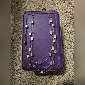 Lia Sophia MAINSTREAM silver floating Necklace